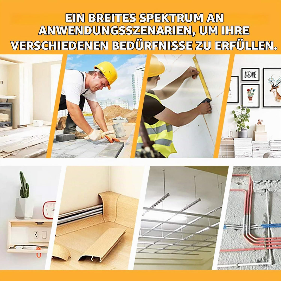 PREXISO Winkellaser mit Wasserwaagen,10M roter Laser, Fliesenlaser 90 Grad, ideal für Fliesenarbeite