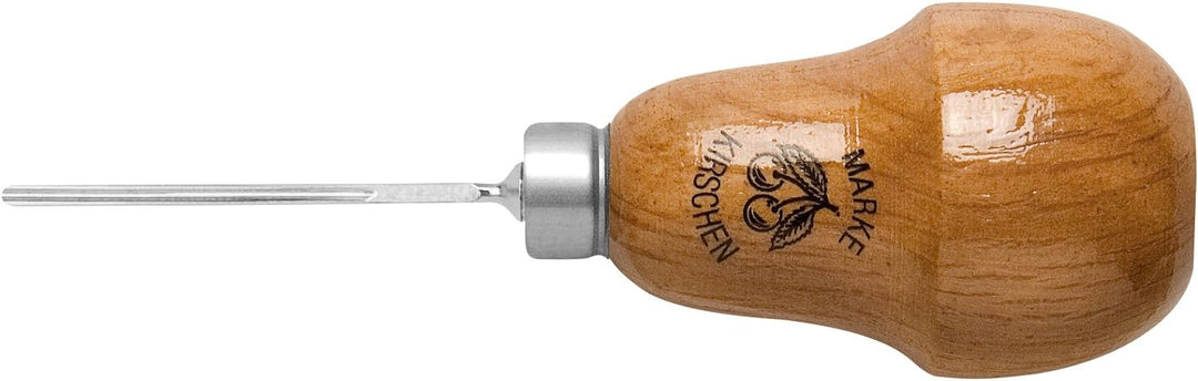 KIRSCHEN Werkzeuge 5706000 | Zierschnitzeisen gerade mit Birnenheft, 1mm, Stich 6 Stich 6 gerade 1,0