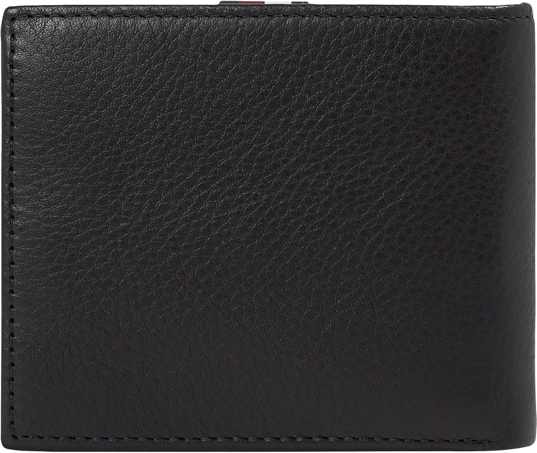 Tommy Hilfiger Herren Portemonnaie Cc Flap mit Münzfach, Schwarz (Black), Onesize