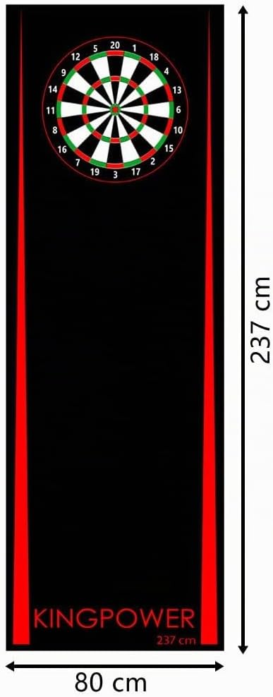Dart Darts Teppich Matte Dartteppich Dartmatte Läufer Oche Bodenschutz für Dartscheibe Sport Abstand