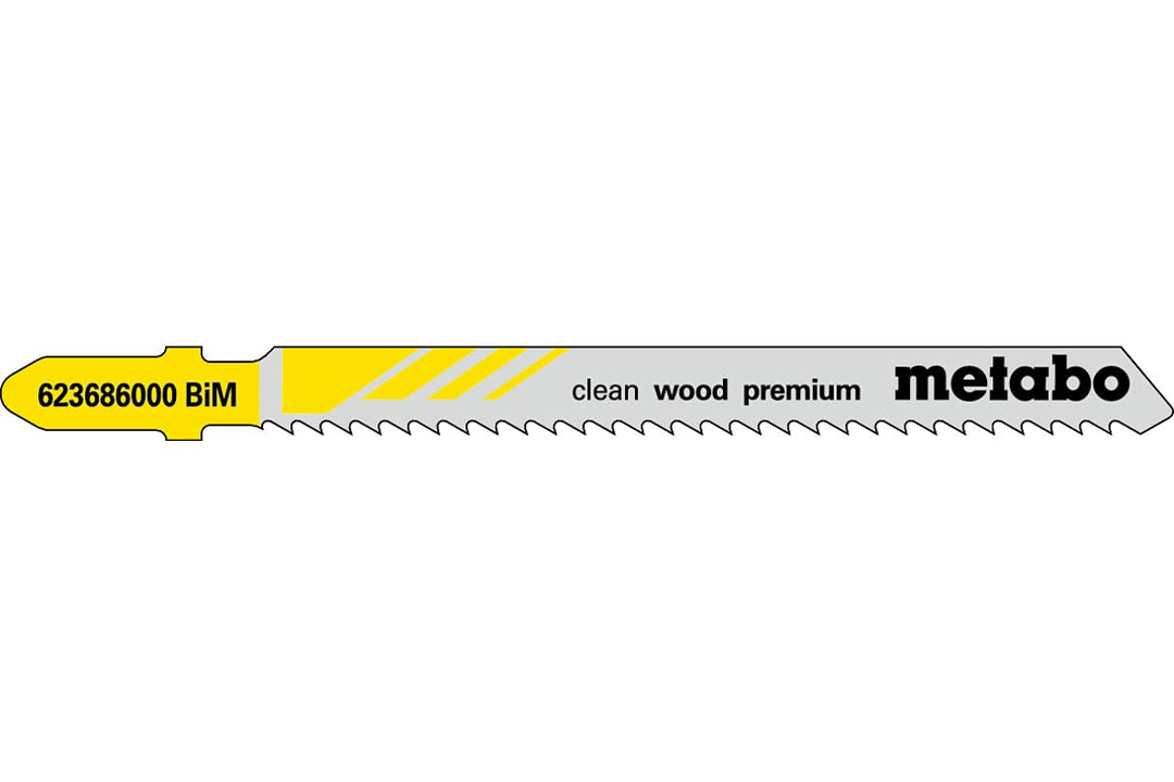 5 hojas para sierra de calar "clean wood premium" 74/2,5 mm (623686000)
