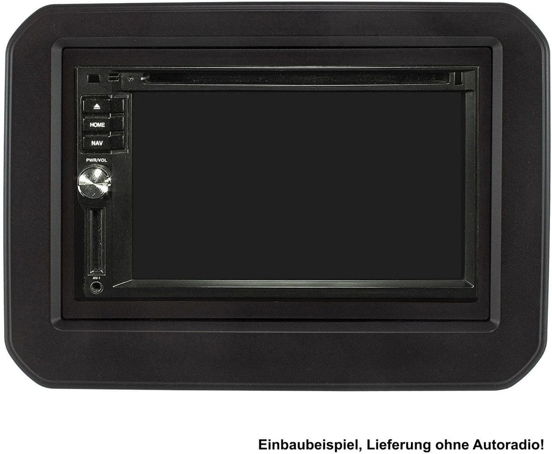 tomzz Audio 2454-034 Doppel DIN Radioblende kompatibel mit Suzuki Ignis ab 2017 schwarz
