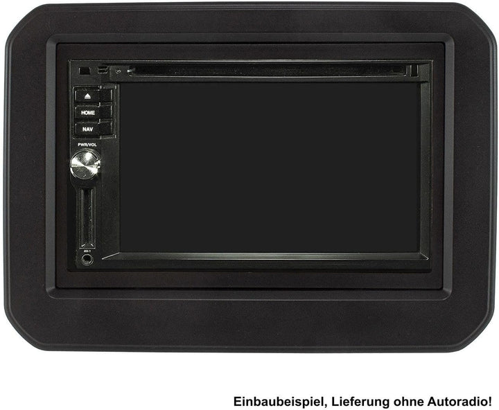 tomzz Audio 2454-034 Doppel DIN Radioblende kompatibel mit Suzuki Ignis ab 2017 schwarz