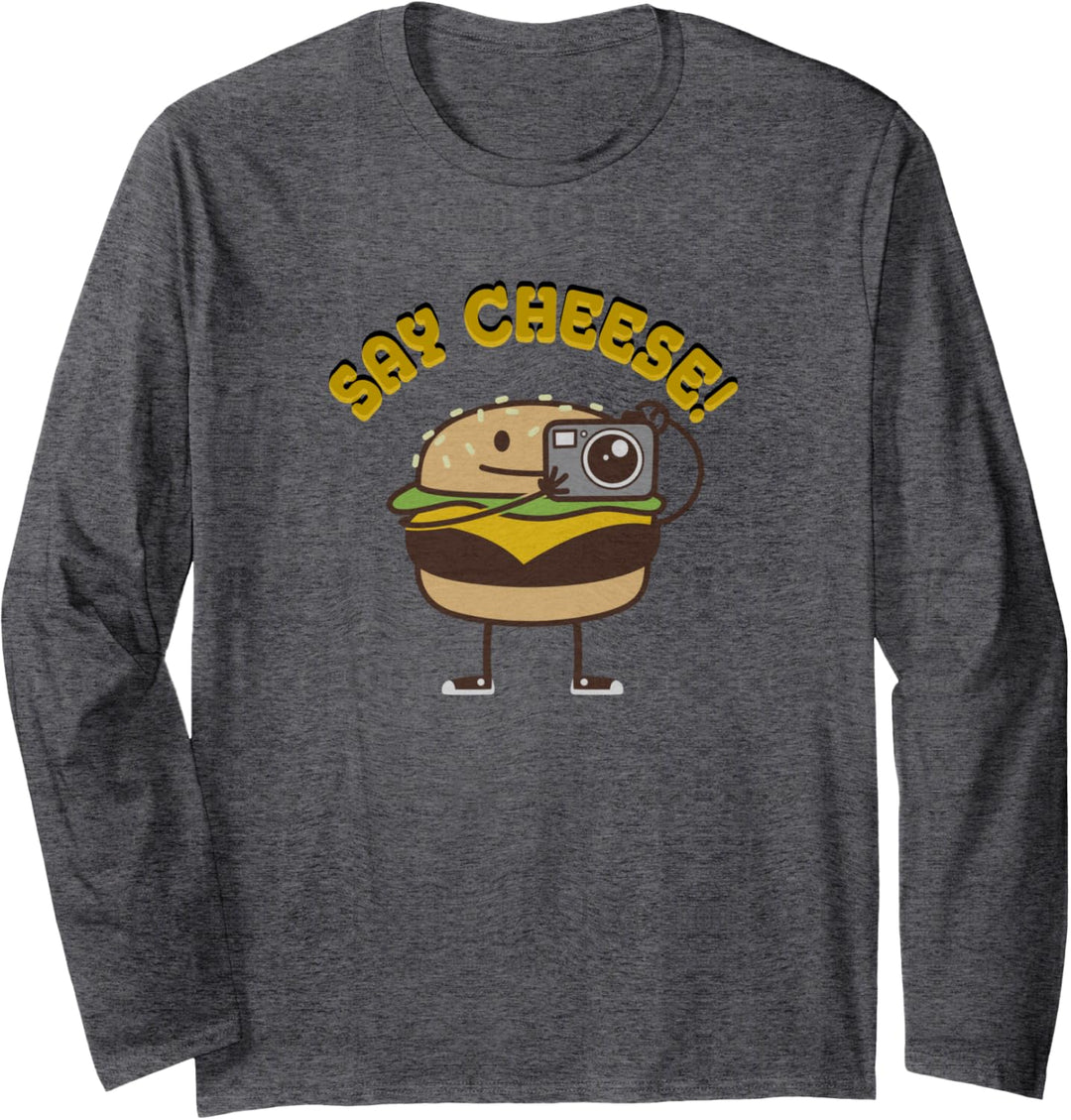Sagen Sie Käse! Langarmshirt