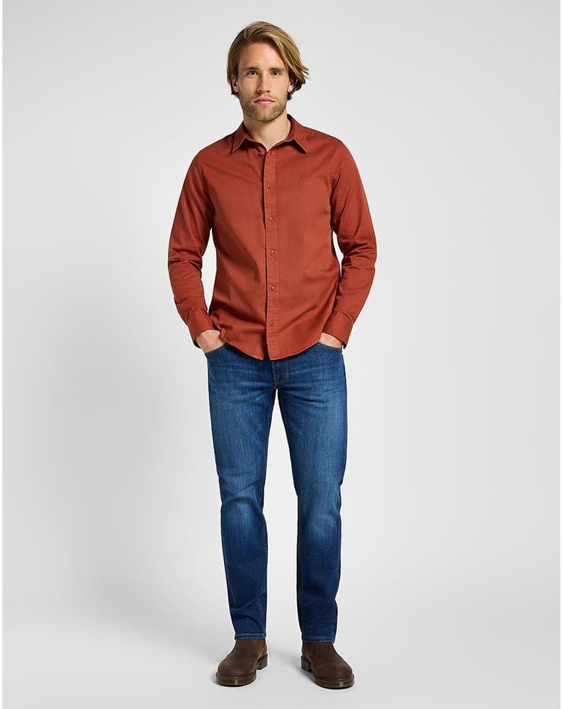 Lee Herren Patch Shirt XXL Sweet Maple, XXL Sweet Maple