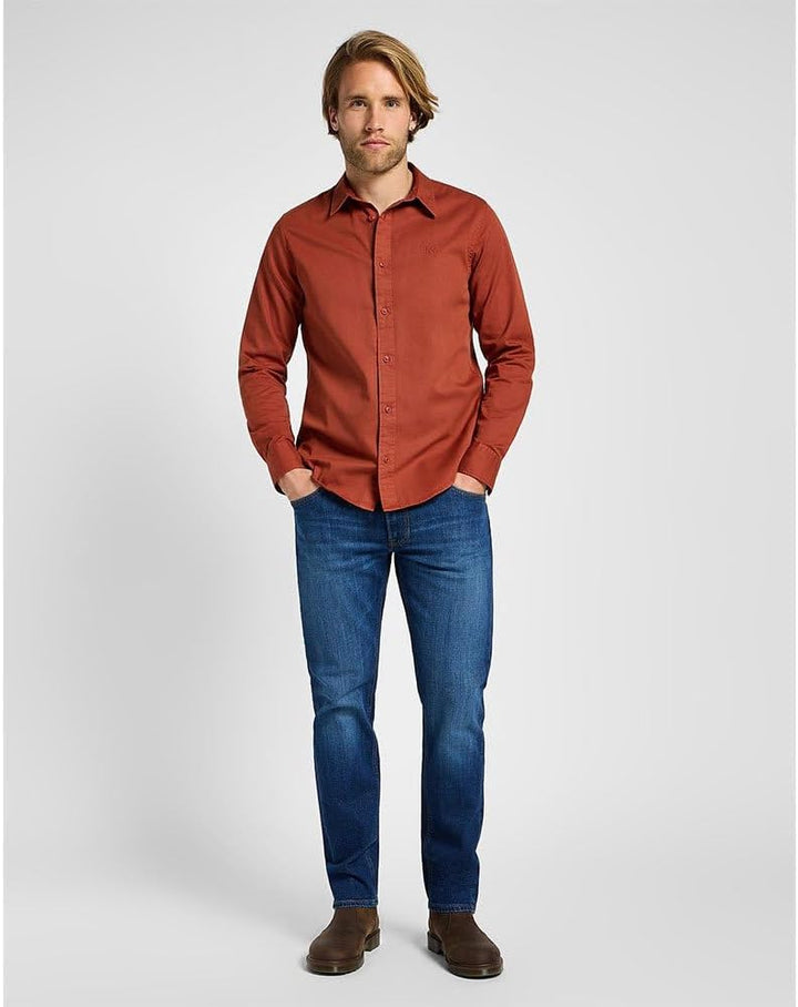 Lee Herren Patch Shirt XXL Sweet Maple, XXL Sweet Maple