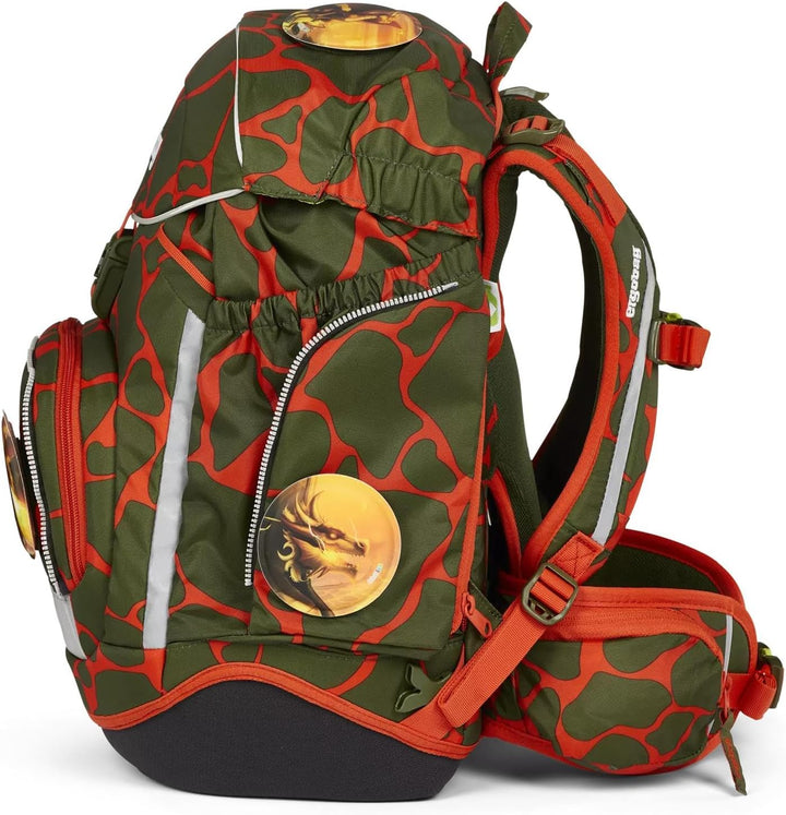 ergobag Pack Set ergonomischer Schulrucksack flexibel 6-teilig Set 1. Klasse Grundschule für Mädchen