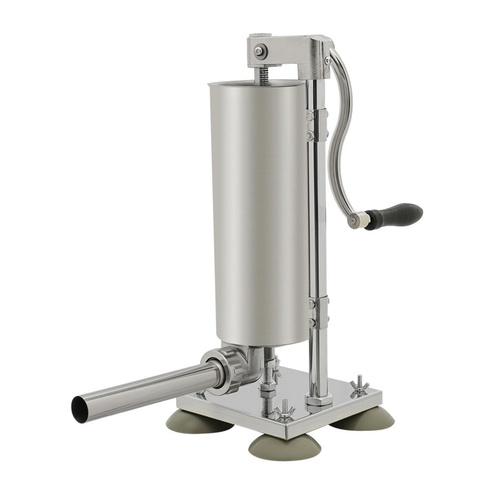 Edelstahl Wurstfüller manuell, 3L/6 Pfund Wurstfüllmaschine mit Zylinder abnehmbar, Wurstpresse Hand