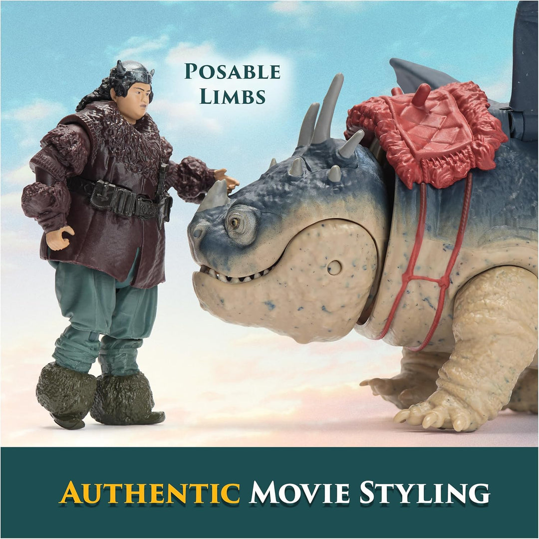 Dreamworks How to Train your Dragon, Wikinger und Drachen Actionfiguren-Set, Fleischklops und Fischb