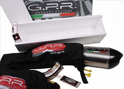 GPR Exhaust System, Auspuff, DB.31.FUNE, Endkappe genehmigt, mit Derbi Senda Drd R/Sm 2009/13 Furore