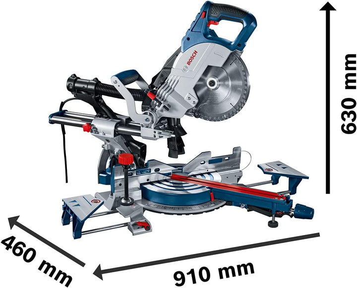 Bosch Professional Kappsäge GCM 8 SJL (1600 Watt, Sägeblatt-Ø: 216 mm, im Karton) +Sägeblatt Holz GC