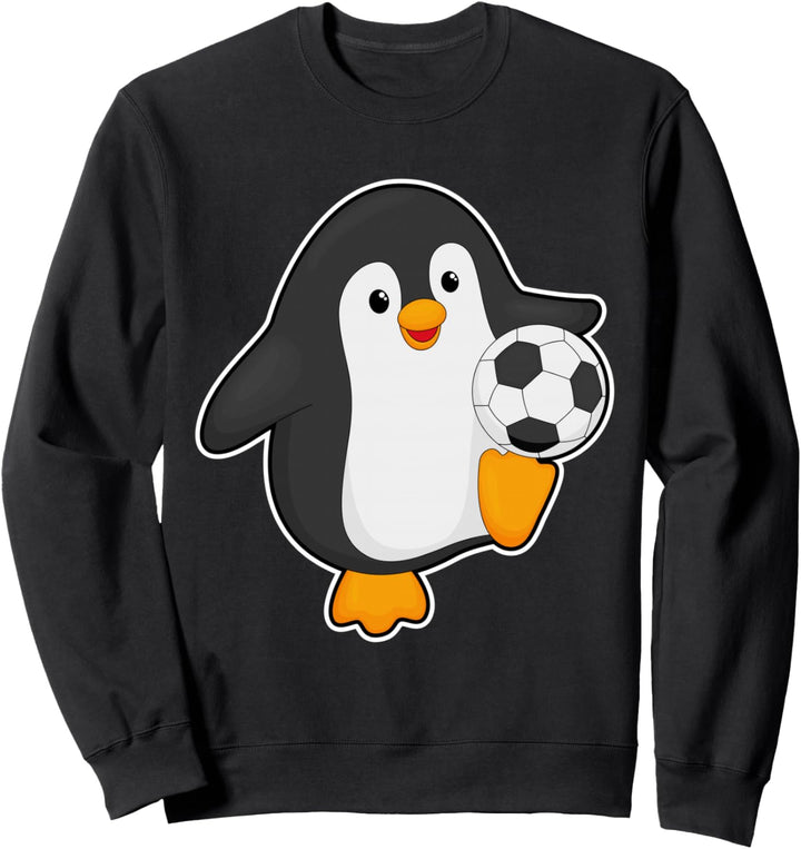 Pinguin Fussball Fussballspieler Sport Sweatshirt