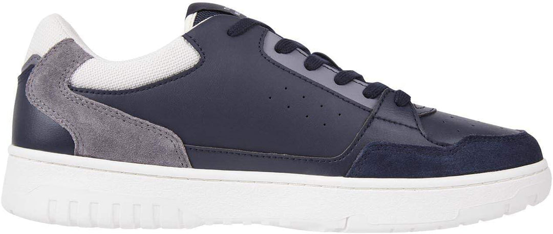 Tommy Hilfiger Herren Cupsole Sneaker TH Basket Core Rwb Schuhe 40 EU Desert Sky, 40 EU Desert Sky