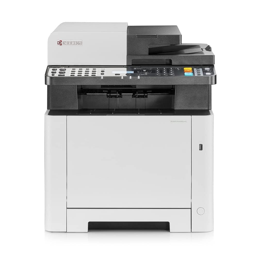 Kyocera Ecosys MA2100cwfx Farblaserdrucker Multifunktionsgerät WLAN. Drucker Scanner Kopierer, Faxge