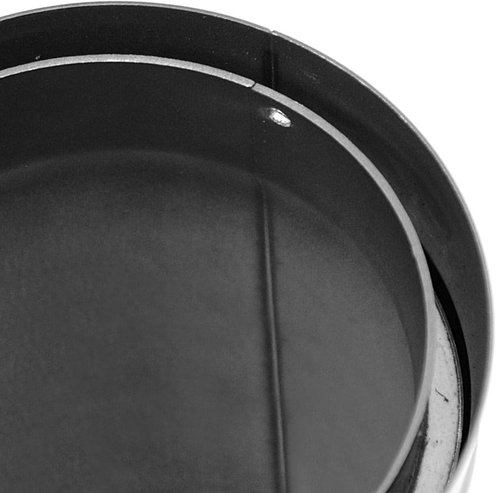raik Izoker Rauchrohr doppelwandig mit Isolierung 150 mm Innendurchmesser Stahl 2 mm Schwarz 500 mm