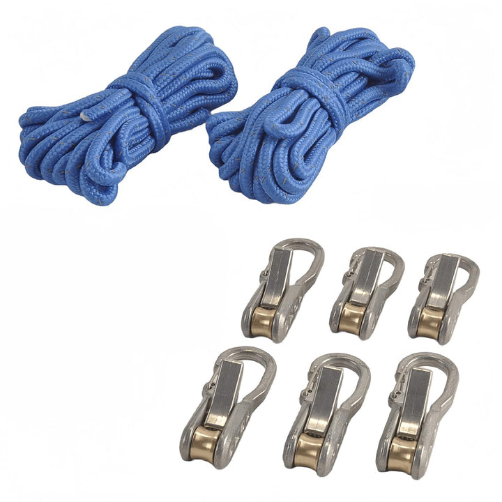 Rope Roller Cam Lock Tensioner, Roped Tightening Tool Mit Zubehör Paracord, Für Outdoor-Camping, Wan