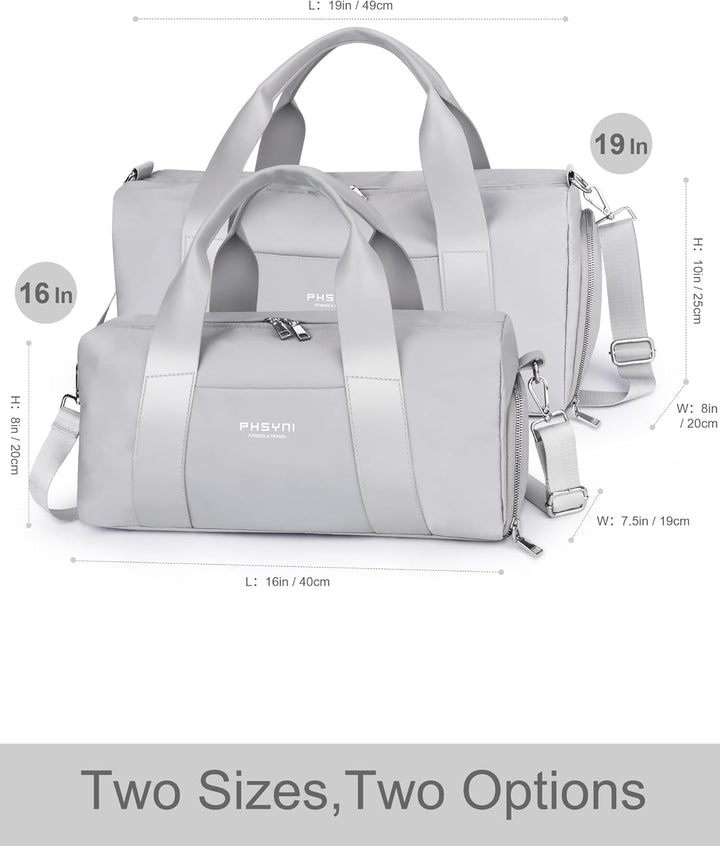 19 Zoll Sporttasche Reisetasche für Damen und Herren,wasserdichte Handgepäcktasche,Trainingstasche f