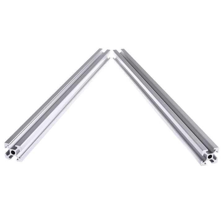 CNCMANS Aluminiumprofil Extrusions 2 Stück 800mm 2020 Alu Profil T-Typ silber eloxier Europäischer S