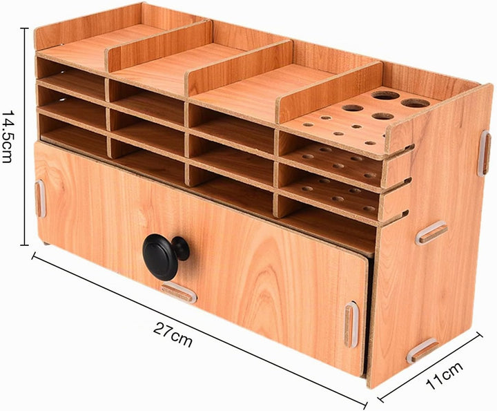 Perlen Sortier Multifunktionsbox, Diamond Painting Vorratsbehälter, Holz Multi Layers Grids Diamond