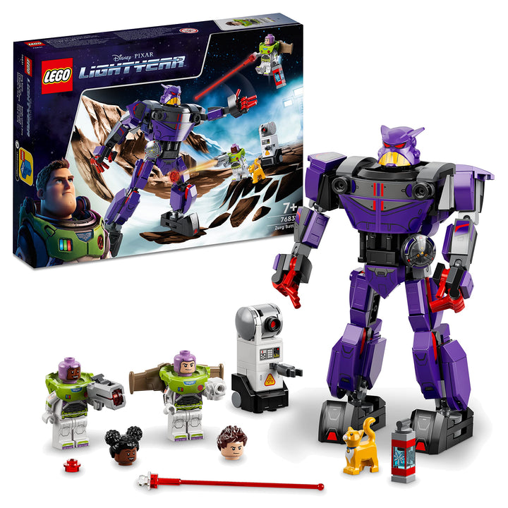 LEGO 76831 Disney and Pixar’s Lightyear Duell mit Zurg Weltraum-Spielzeug zum Bauen ab 7 Jahre, mit