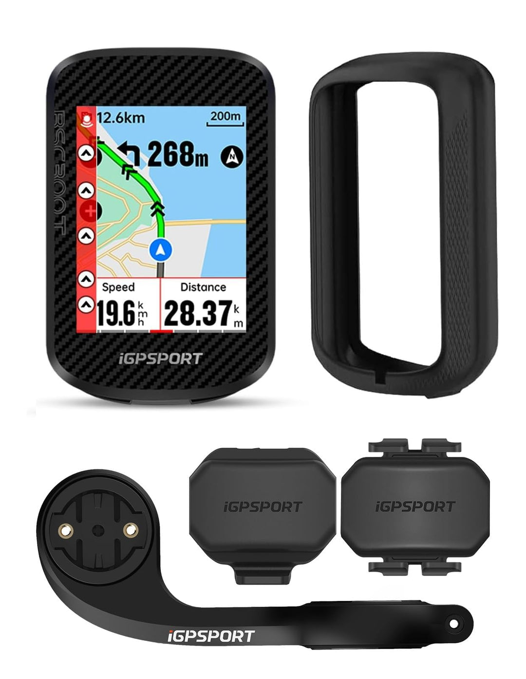 iGPSPORT BSC300T GPS Fahrradcomputer Kabellos, Touchscreen und Tasten MAP-Navigation Trainingsfunkti