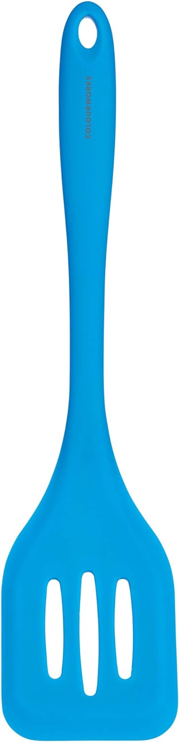 KitchenCraft Colourworks Küchen-Utensilien-Set mit Geschenkbox, 5-Teilig, bunt Silikon, Silikon
