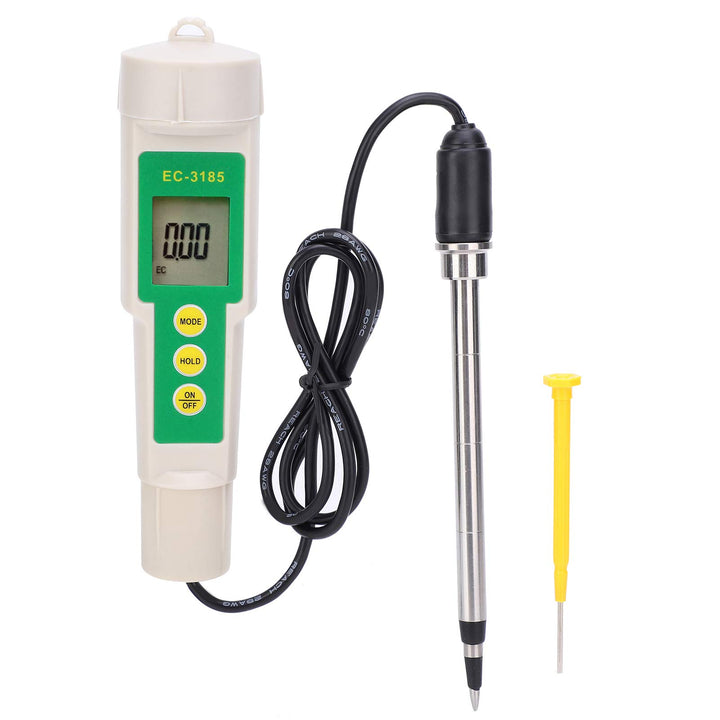 EC CF TDS 3-in-1-Bodentester EC-3185 Bodenmessgerät Bodenanalysegerät Pflanzenpflegetool für Den Gar