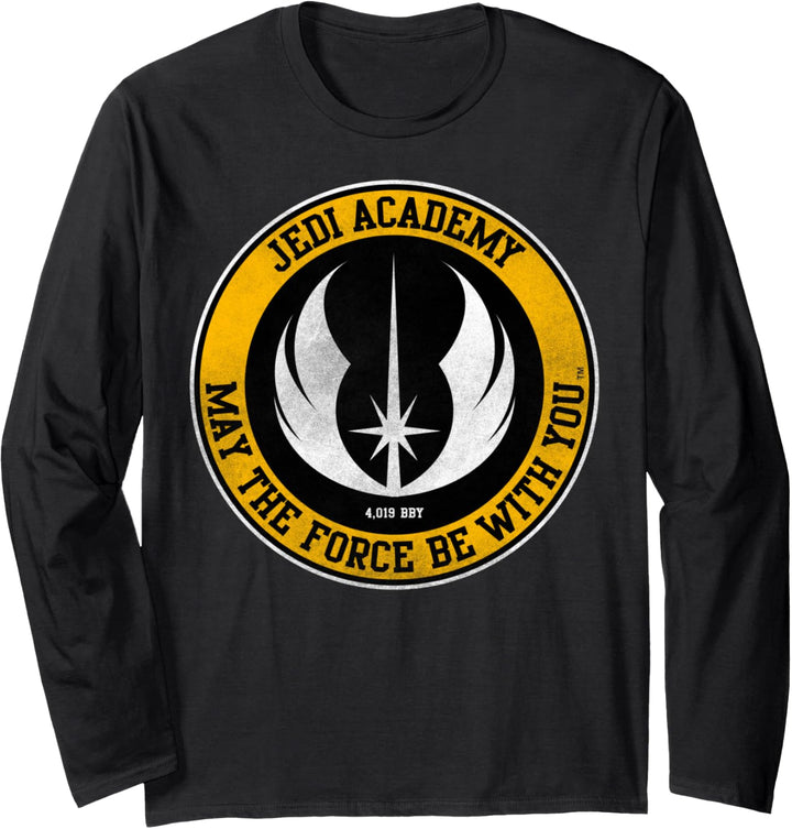 Star Wars Jedi Academy Gold Emblem Langarmshirt