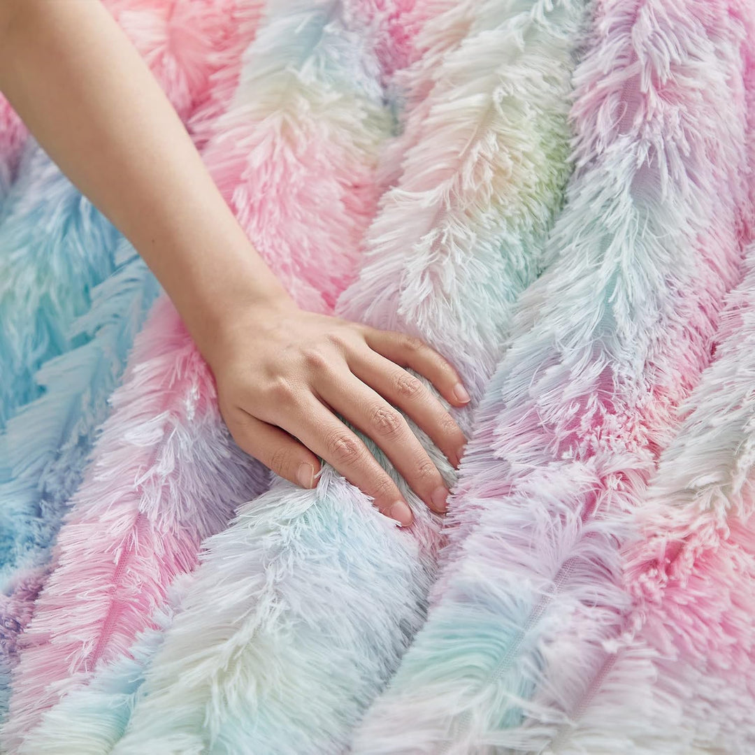 Wajade Kunstfelldecke – Sherpa Schafdecke – Comfort Luxuriöse Flauschige Kuscheldecke – weiche Decke