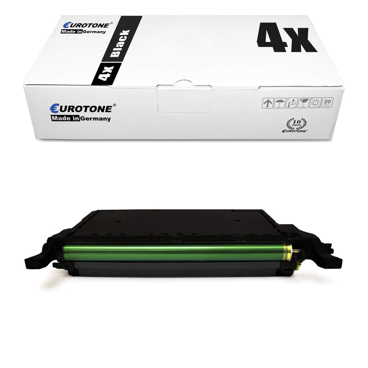 4X Rebuilt Toner für Samsung CLP-600 650 CLP600 CLP650 600N 650N (alle 4 Farben CLPK600A CLPC600A CL
