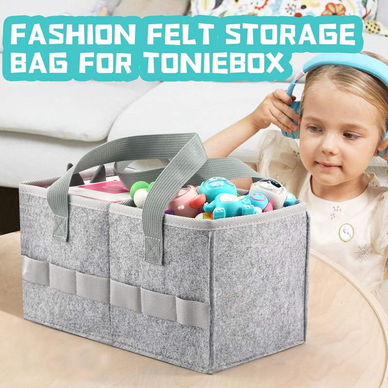 Tasche für Toniebox Starter Set Aufbewahrungstasche für Toniebox Figur, Home Outdoor Handtasche für