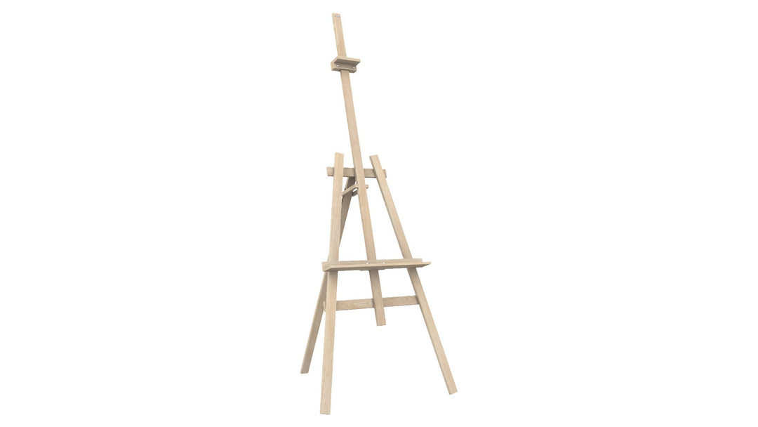 Staffelei holz gross 145 cm Leinwand Ständer Staffeleien für Maler aus Buchenholz höhenverstellbar f
