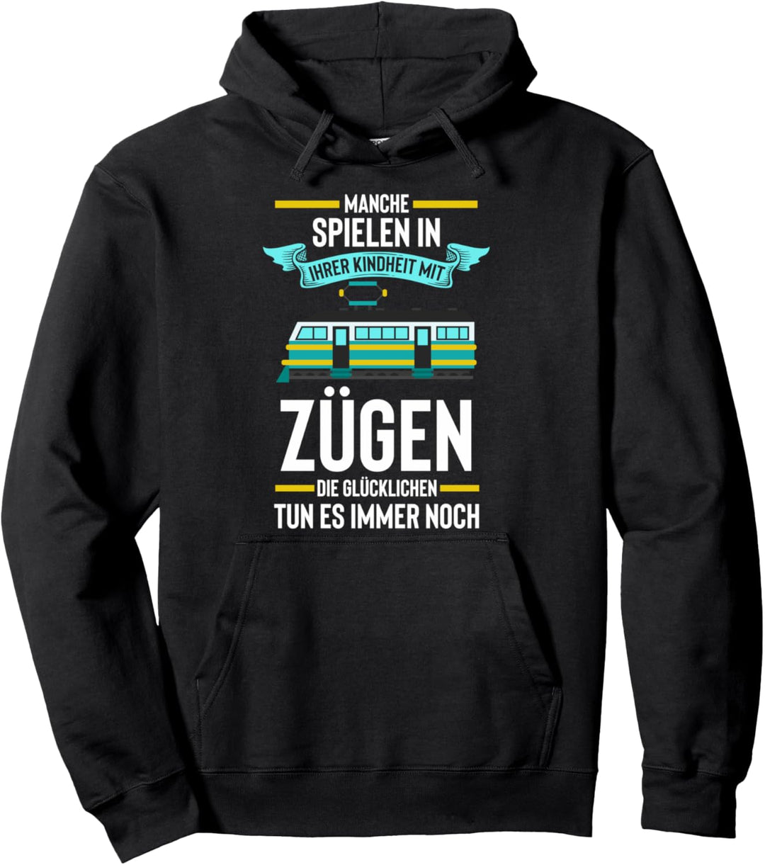 Zug Eisenbahn Eisenbahner Lokführer Modelleisenbahn Pullover Hoodie