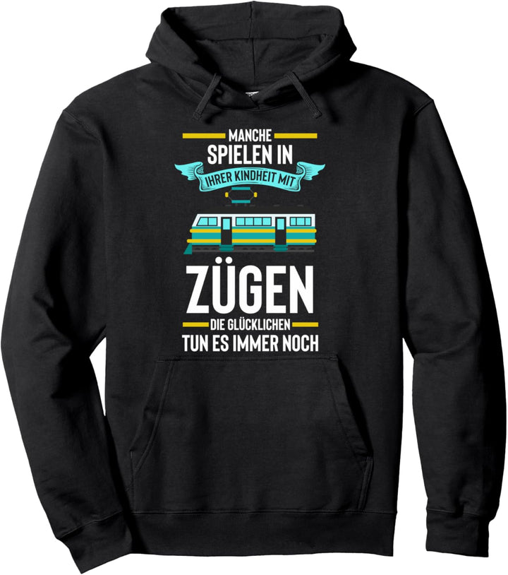 Zug Eisenbahn Eisenbahner Lokführer Modelleisenbahn Pullover Hoodie