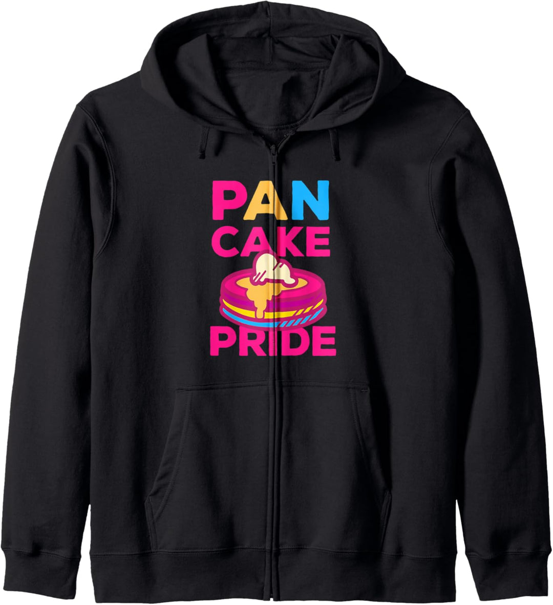 Pan-Kuchen Pansexuelle Stolz Flagge LGBTQ Subtile Stolz Flag Kapuzenjacke