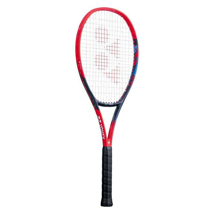 Yonex Vcore 98 (305G) Scarlet unbesaitet 305g Tennisschläger Rot - Blau Griffstärke G3 EU, G3 EU