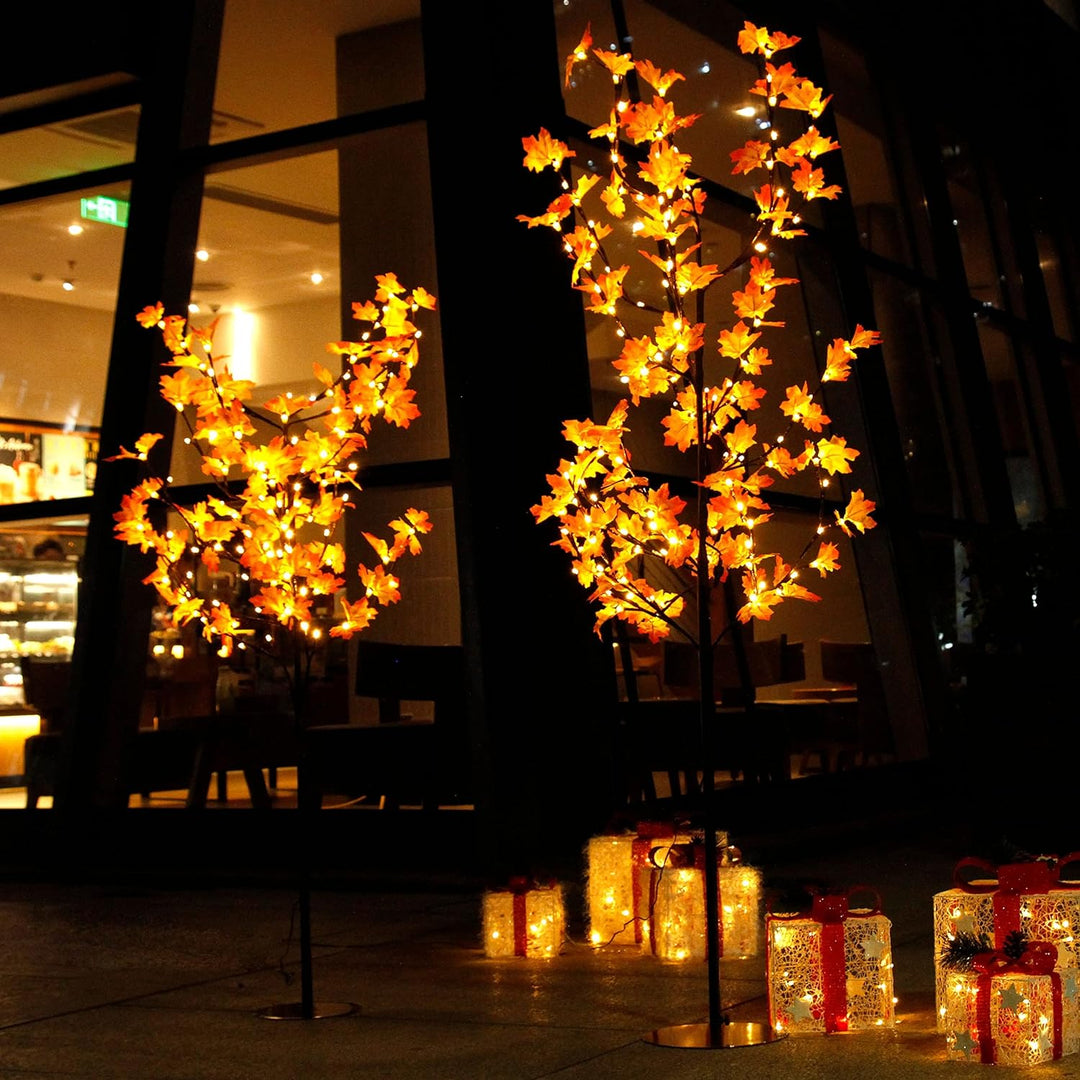 CCLIFE LED Ahorn Baum 150 180 cm innen Aussen Weihnachten Christbaum Lichterbaum warmweiss Kaltweiss