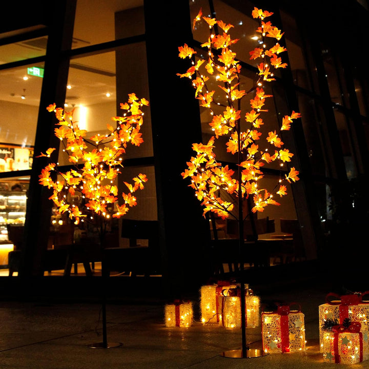 CCLIFE LED Ahorn Baum 150 180 cm innen Aussen Weihnachten Christbaum Lichterbaum warmweiss Kaltweiss