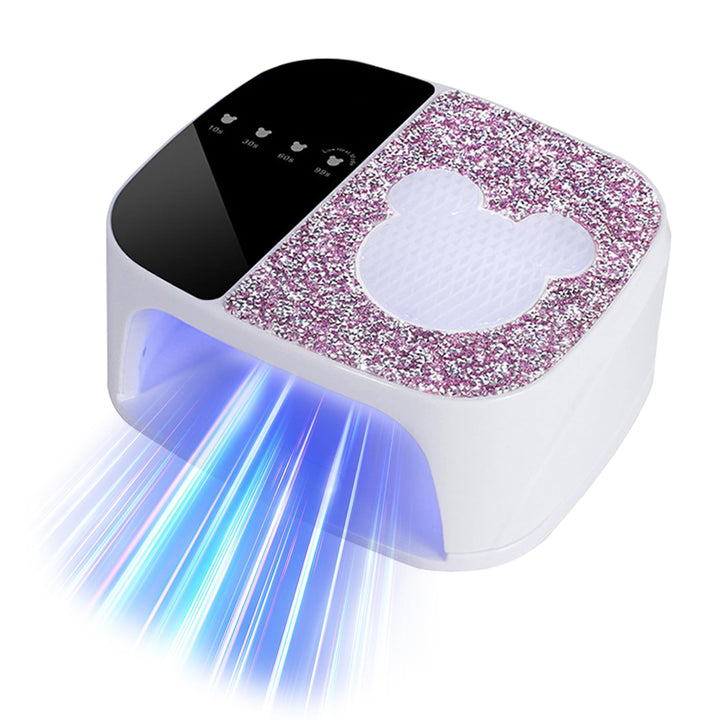 Nagellampe, LED UV Lampe für Gelnägel mit 36 Lampenperlen Nagel-Phototherapie-Gerät mit Strasssteine