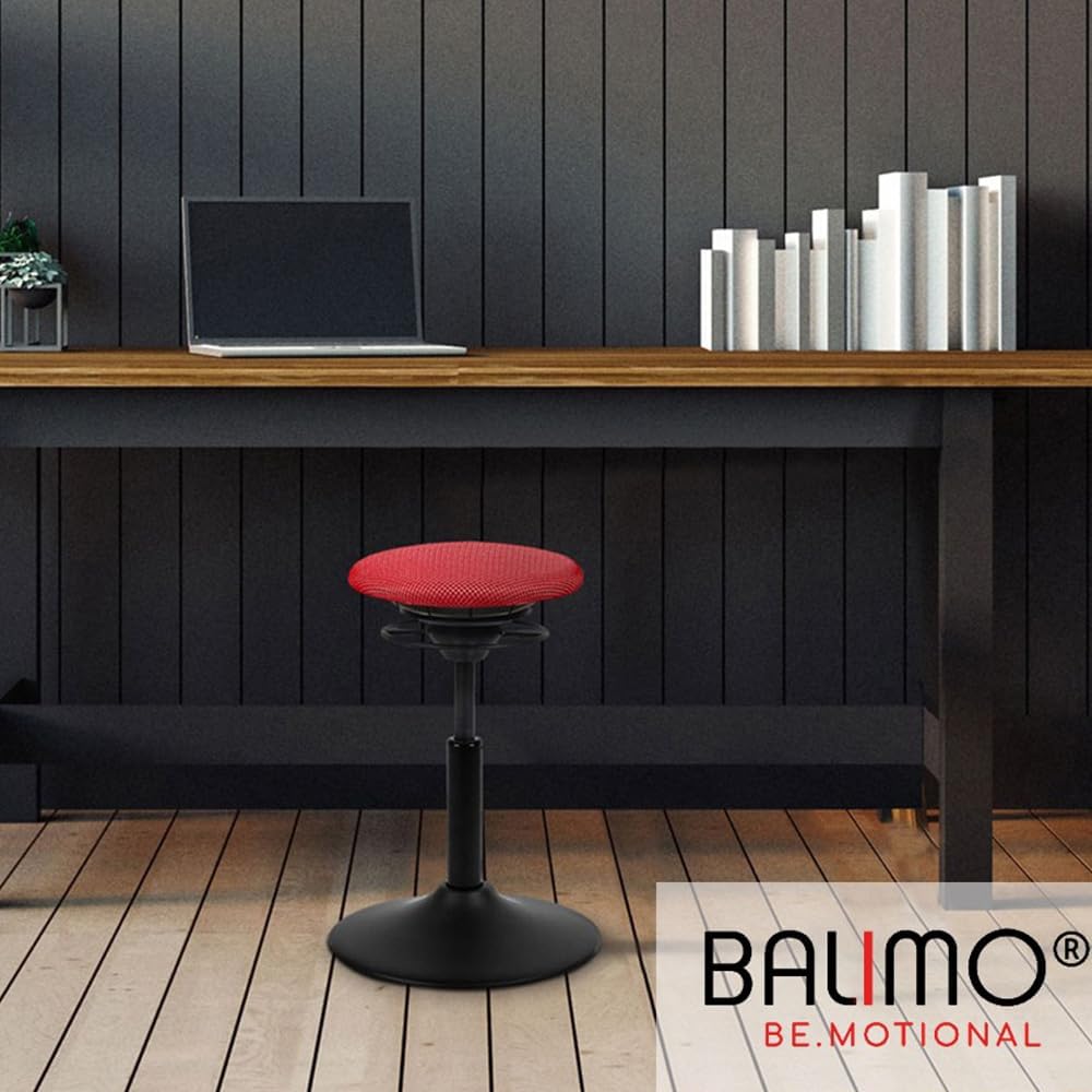 BALIMO® Classic – Ergonomischer Hocker mit beweglicher Sitzfläche – Rücken-Trainer für aktives Sitze