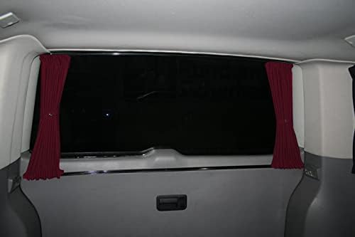 BREMER SITZBEZÜGE Mass Gardinen Vorhänge Sonnenschutz kompatibel mit VW T5 T6 T6.1 Caravelle Langer