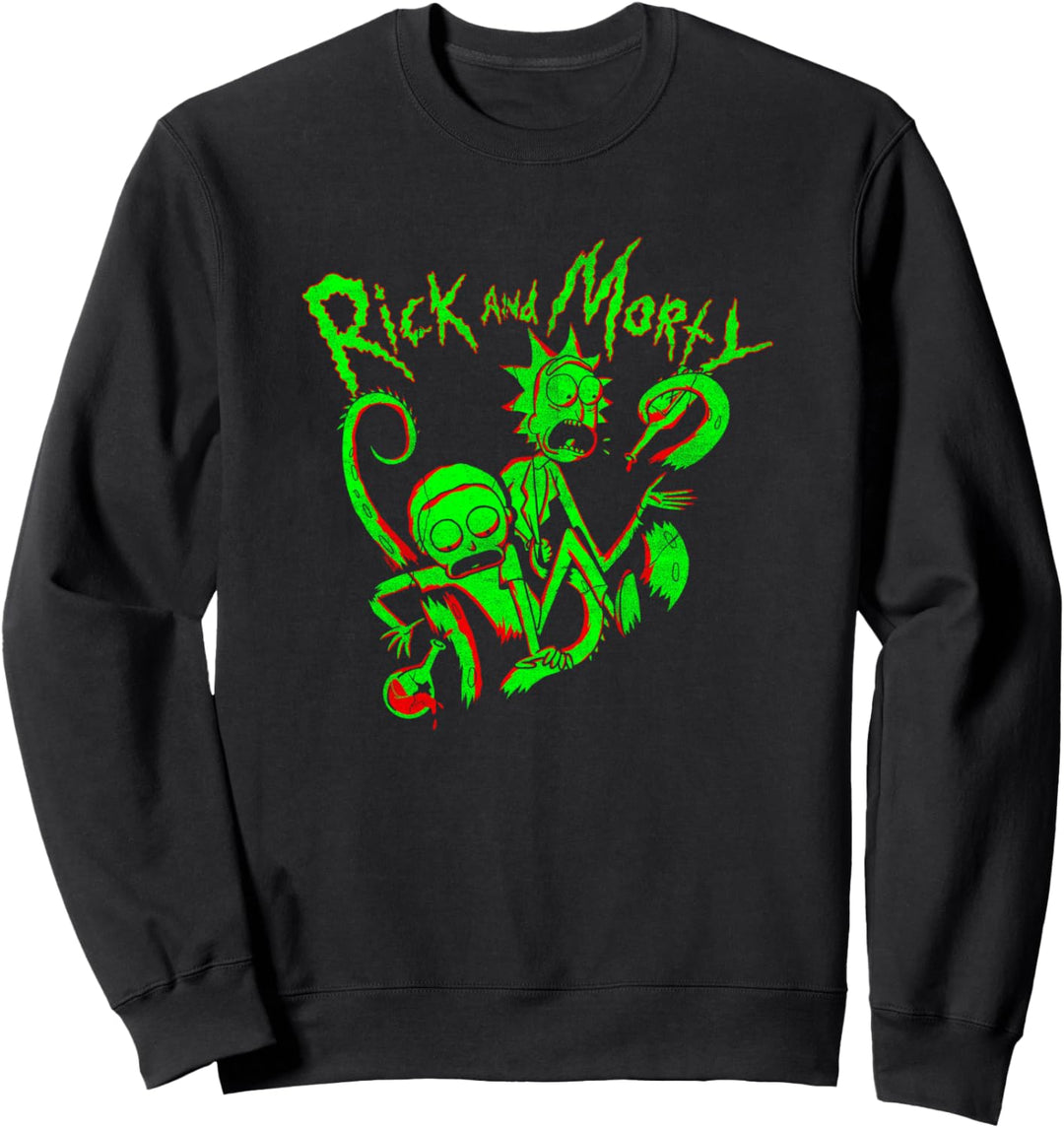 Adult Swim Rick & Morty Tentacles Attack Sweatshirt