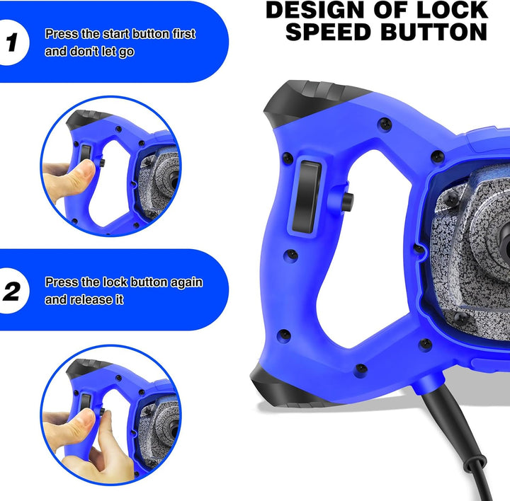 2600W Farb-Mörtelrührer Handheld Tragbarer Rührwerk 6 Geschwindigkeits Rührer Elektrisch Mischwerkze