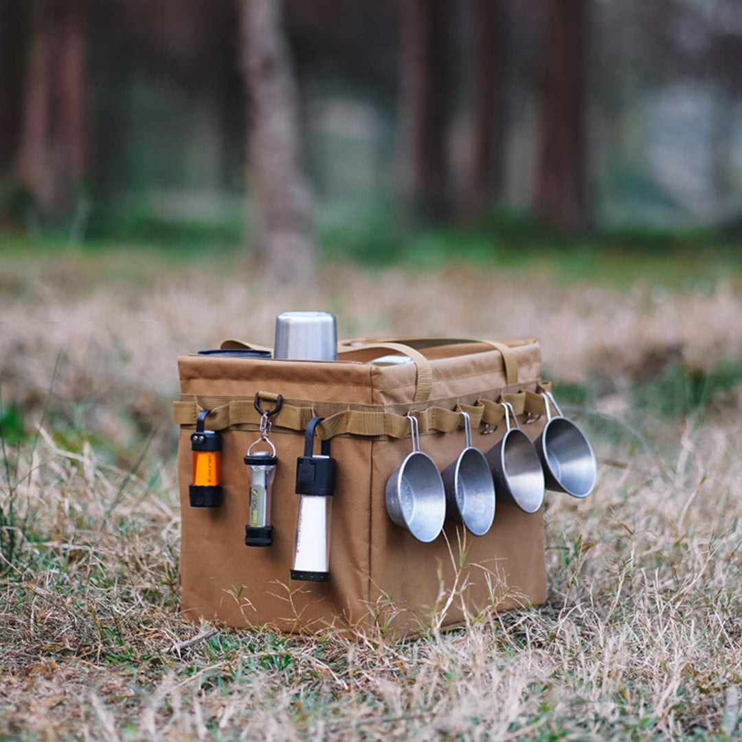 Tentock 33L Camping Picknick Tasche Rucksack mit Griffen und Haken, Tragbarer Lunchtasche Outdoor Pi