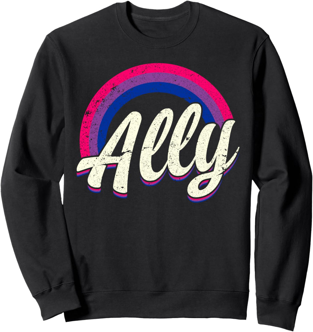 Heterosexuelle Verbündete, Bisexuelle Farben, LGBT-Pride Sweatshirt