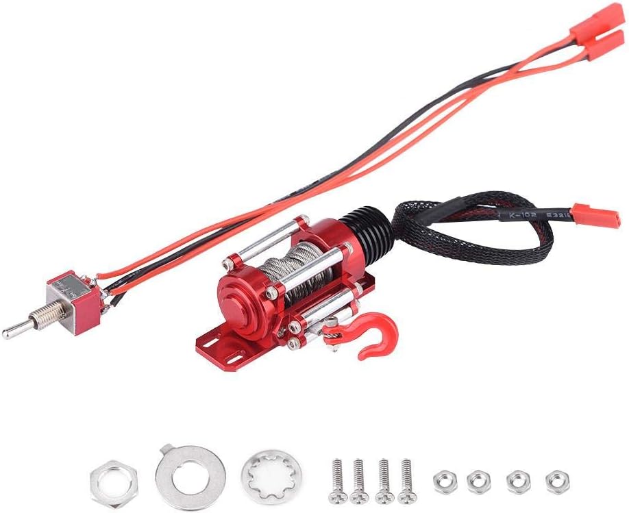 RC Winch, 1:10 Crawler Climbing Cars Elektro-Metall für SCX10 D90 D110 TF2 KM2