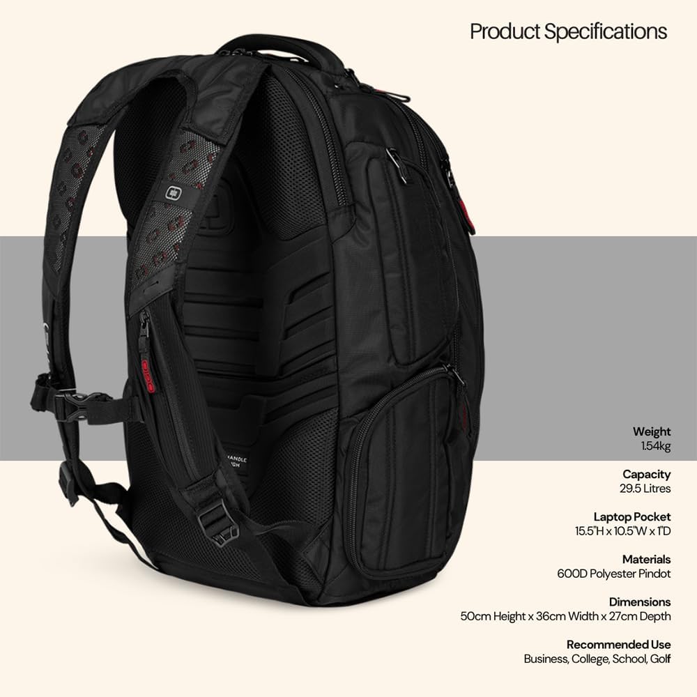 OGIO Renegade RSS Rucksack Einheitsgrösse Schwarz, Einheitsgrösse Schwarz