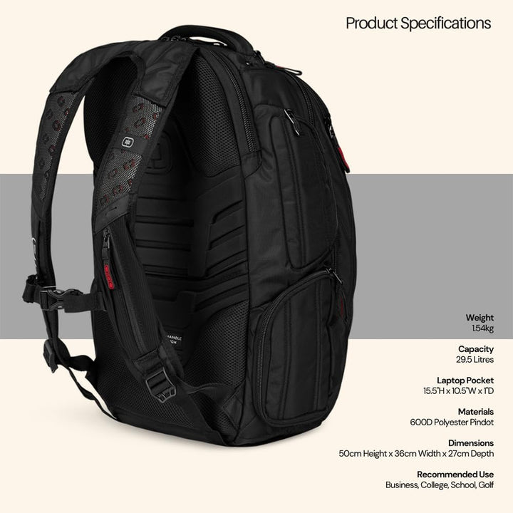 OGIO Renegade RSS Rucksack Einheitsgrösse Schwarz, Einheitsgrösse Schwarz