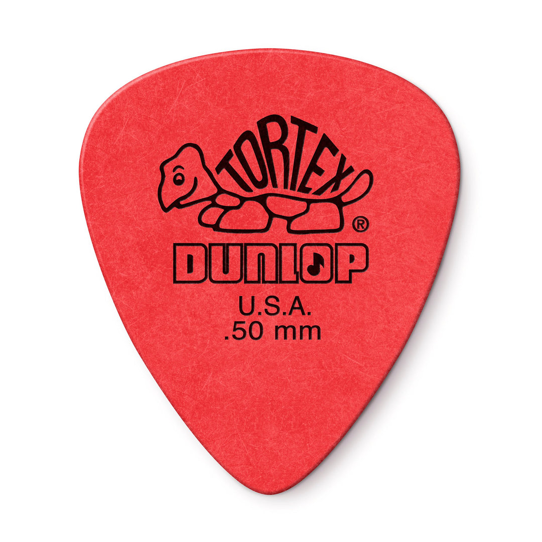 Médiators Jim Dunlop 0,50mm Tortex 0,50mm sachet de 72 rot Sachet de 72 0,50mm Gitarrenplektrum, rot
