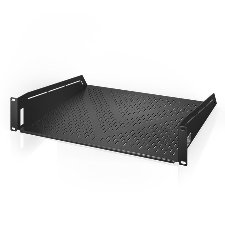 AC Infinity Universalregal mit Belüftungsöffnung, 2U, für 48,3 cm grosse Geräteregale, robuster 2,4